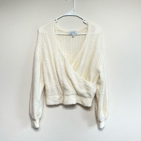 & Other Stories Alpaca Blend Sleeve Wrap Knit Sweater Small Women - Picture 1 of 4